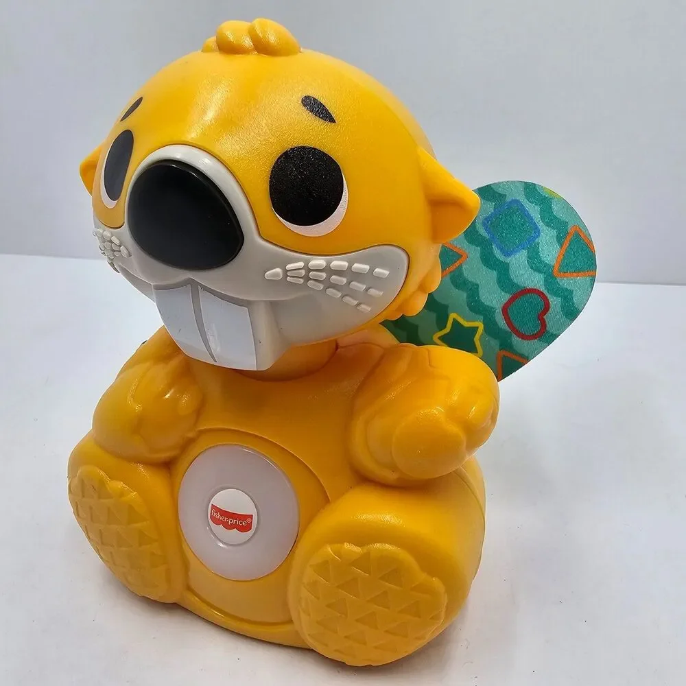 Fisher Price Linkimals Boppin Beaver Musical Interactive Developmental Working